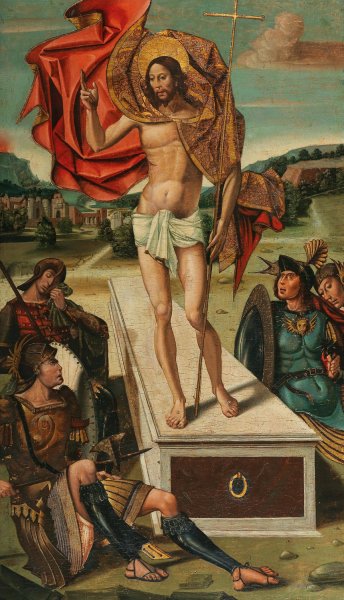 Main Product Photo of The Resurrection of Christ Painting by Master Of San Ildefonso