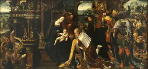Epiphany by Master Of The Antwerp Adoration Oil Painting