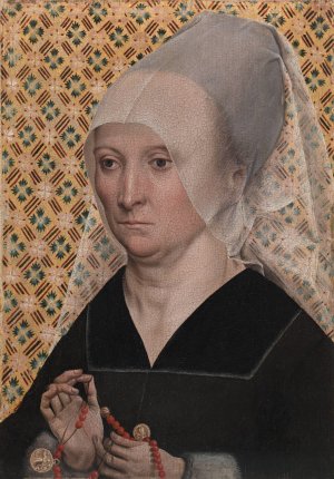 Portrait of a Woman by Master Of The Holy Kinship Oil Painting