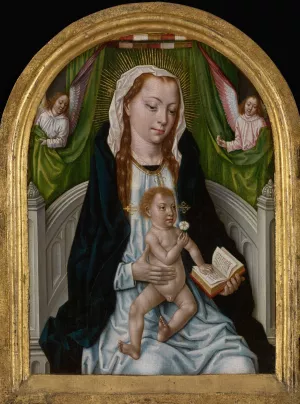 Madonna Oil painting by Master Of The Legend Of Saint Ursula