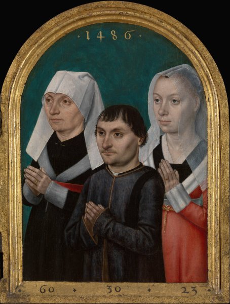 Three Donors  by Master Of The Legend Of Saint Ursula - Hand-Painted Oil Painting Reproduction