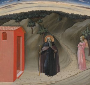 The Temptation of Saint Anthony Abbot by Master Of The Osservanza Oil Painting