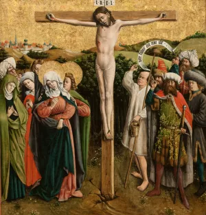 Altarpiece with The Passion of Christ by Master Of The Schlagl Altarpiece Oil Painting