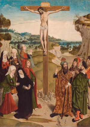 Sibyl Crucifixion by Master Of The Tiburtine Oil Painting
