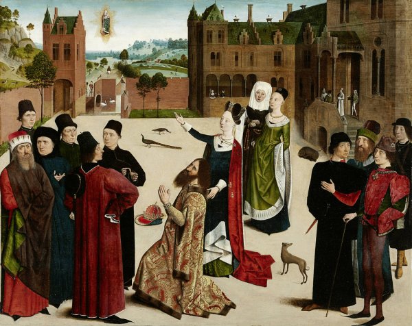 The Prophecy of the Tiburtine Sibyl  by Master Of The Tiburtine Sibyl - Hand-Painted Oil Painting Reproduction