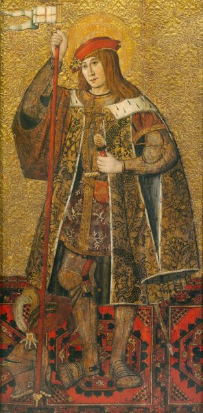 Warrior Saint by Master Of The Visitation Oil Painting