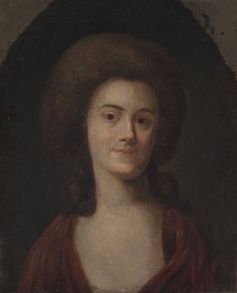 Portrait of Maria Wyzewska nee Tremon  by Mateusz Tokarski - Hand-Painted Oil Painting Reproduction