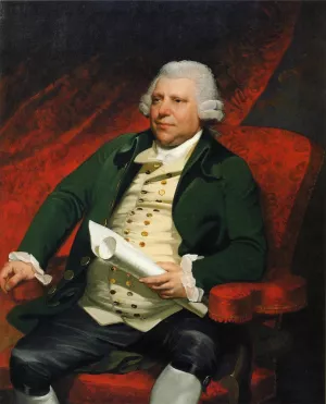 Sir Richard Arkwright by Mather Brown - Oil Painting Reproduction