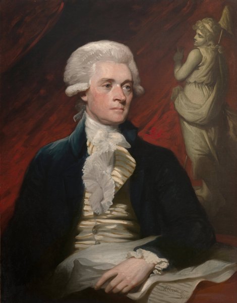 Main Product Photo of Thomas Jefferson Painting by Mather Brown
