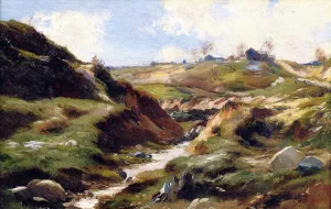 The Ravine by Mathias J Alten Oil Painting
