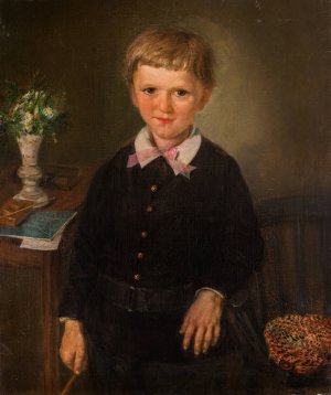 Schoolboy by Mathias Stoltenberg Oil Painting