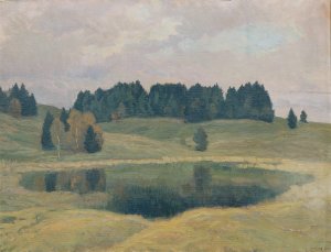 Abend am Mittenwaldsee by Mathilde Sitta-Alle Oil Painting