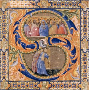 Gradual Cod. H 74, folio 122v by Matteo Di Filippo Torelli Oil Painting