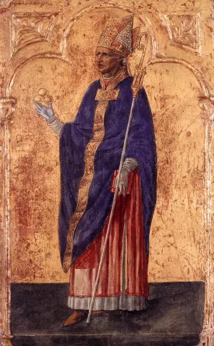 St Nicholas of Bari painting by Matteo Di Giovanni