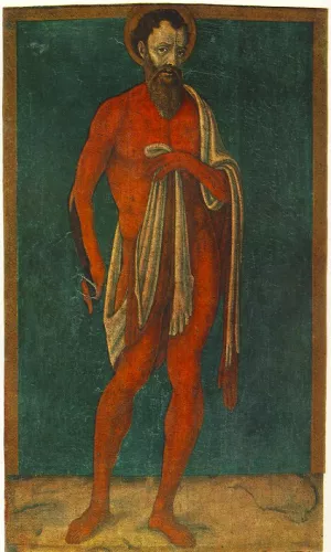 The Apostle St Bartholomew Oil painting by Matteo Di Giovanni