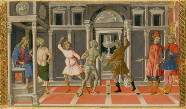 The Dream of Saint Jerome  by Matteo Di Giovanni - Hand-Painted Oil Painting Reproduction