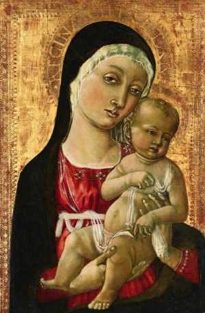 The Madonna and Child by Matteo Di Giovanni Oil Painting