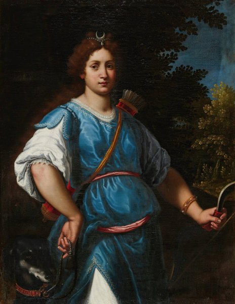 Diana The Huntress by Matteo Rosselli - Hand-Painted Oil Painting Reproduction