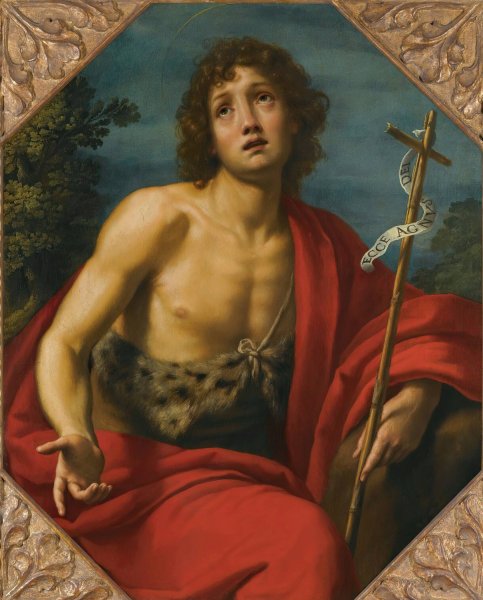 Saint John The Baptist by Matteo Rosselli - Hand-Painted Oil Painting Reproduction