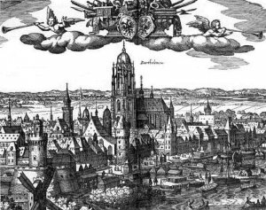 Frankfurt by Matthaeus Merian The Elder Oil Painting