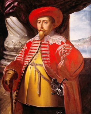 Gustavus Adolphus of Sweden by Matthaus Merian The Elder Oil Painting