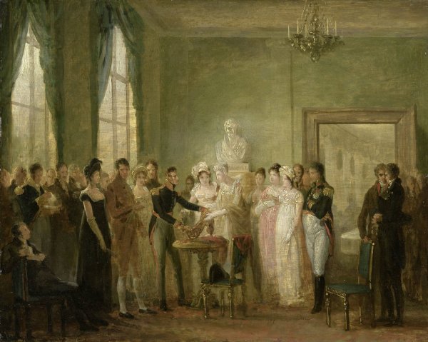 Main Product Photo of An Unidentified Historical Subject  Painting by Mattheus Ignatius Van Bree