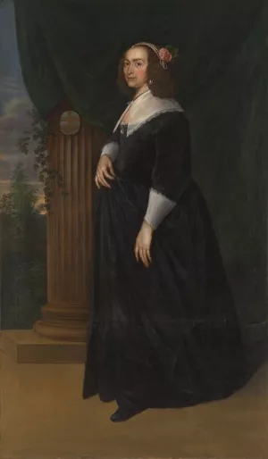 Maria Hartmansdr de Custer by Mattheus Verheyden Oil Painting