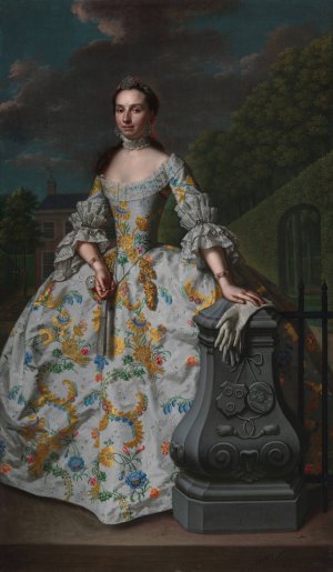 Portrait of Charlotte Beatrix Strick van Linschoten by Mattheus Verheyden Oil Painting