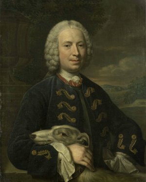 Portrait of Coenraad van Heemskerck, Count of the Holy Roman Empire, Lord of Achttienhoven and Den Bosch by Mattheus Verheyden Oil Painting