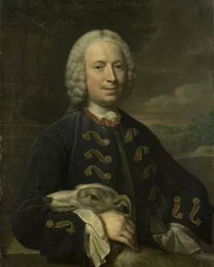 Portrait of Coenraad van Heemskerck, Count of the Holy Roman Empire, Lord of Achttienhoven and Den Bosch by Mattheus Verheyden Oil Painting