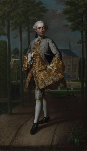 Portrait of Gerard Cornelis van Riebeeck by Mattheus Verheyden Oil Painting