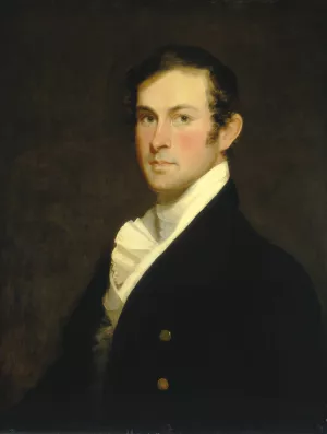 Augustus Fielding Hawkins by Matthew Harris Jouett Oil Painting
