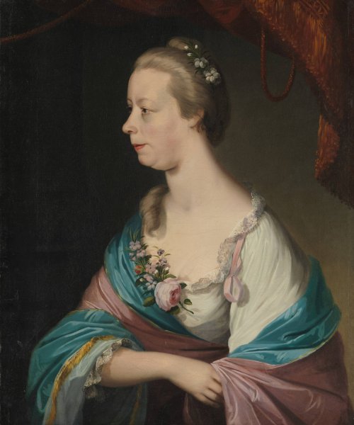 Christiana Stille Keen  by Matthew Pratt - Hand-Painted Oil Painting Reproduction
