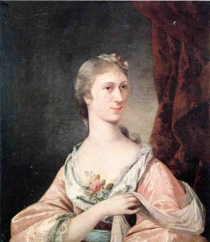 Portrait of Abigail Willing Oil painting by Matthew Pratt