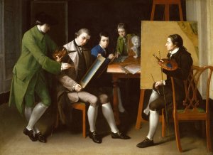 The American School by Matthew Pratt Oil Painting