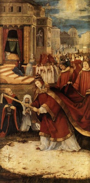 Establishment of the Santa Maria Maggiore in Rome Oil painting by Matthias Gruenewald