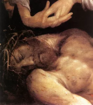 Lamentation of Christ Detail by Matthias Gruenewald - Oil Painting Reproduction
