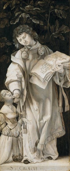 Saint Cyriacus by Matthias Grunewald Oil Painting