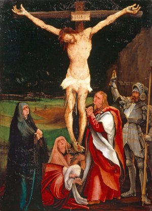 The Crucifixion by Matthias Grunewald Oil Painting