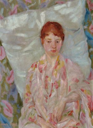 Genesende Frau by Matthias May Oil Painting