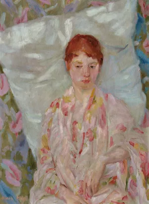 Genesende Frau by Matthias May Oil Painting