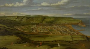 Whitehaven, Cumbria, Showing Flatt Hall by Matthias Read Oil Painting
