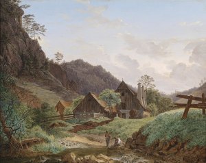 Eisenhammer in Gutenstein by Matthias Rudolf Toma Oil Painting