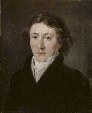 Portrait of Doctor Christian August Egeberg by Matthias Stoltenberg Oil Painting