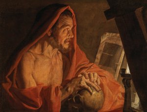 Saint Jerome by Matthias Stom Oil Painting
