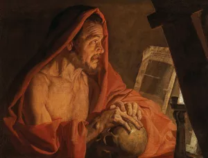 Saint Jerome by Matthias Stom Oil Painting