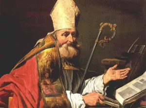 St Ambrose by Matthias Stom Oil Painting