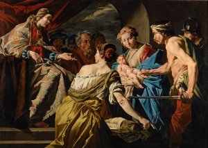 The Judgement of Solomon by Matthias Stom Oil Painting