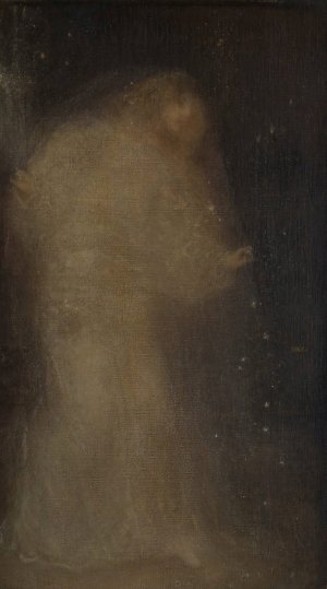 Dutch veiled lady by Matthijs Maris Oil Painting