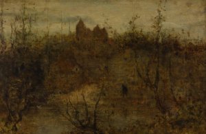 The Enchanted Castle by Matthijs Maris Oil Painting